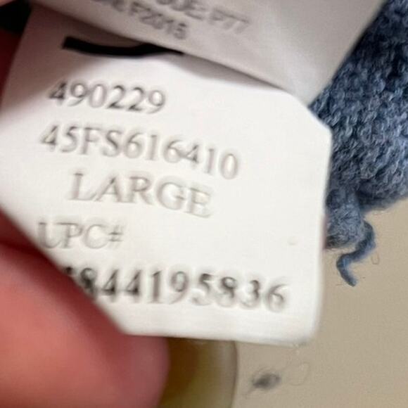 Izod Men's Blue V-Neck Knit Pullover Sweater Size Large - Picture 5 of 6